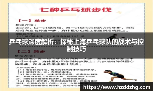 乒乓球深度解析：探秘上海乒乓球队的战术与控制技巧